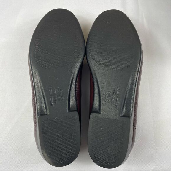SAS Simplify Antique Wine Loafers Women’s Sz 9W - Picture 9 of 12